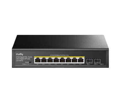 Switch Cudy 10p GS1008PS2 (8x10/100/1000Mbit PoE+, 2xSFP)